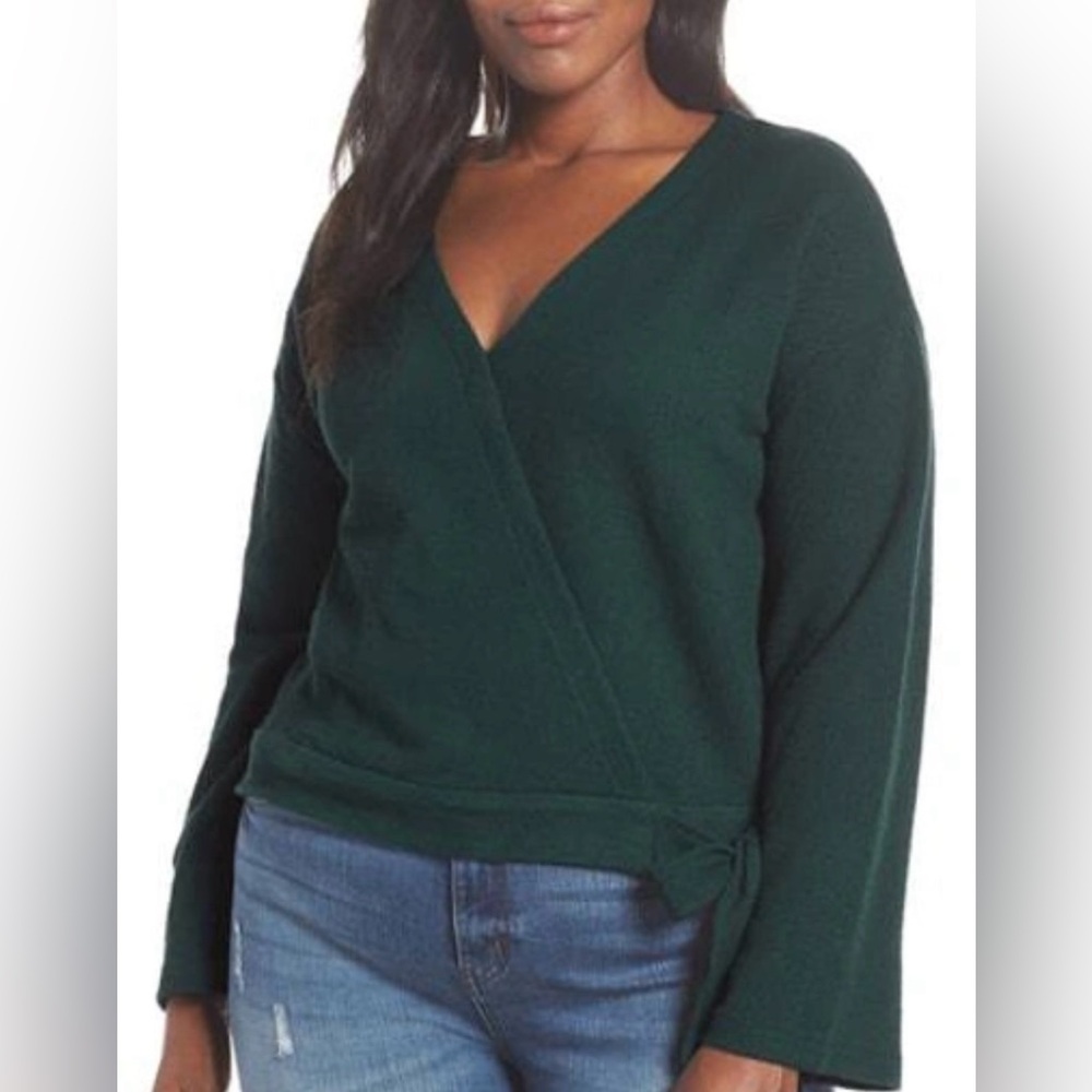 Madewell Texture & Thread Green Long Sleeve Top